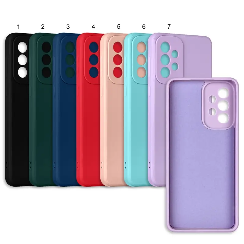 Чехол Samsung A33 цветной силикон