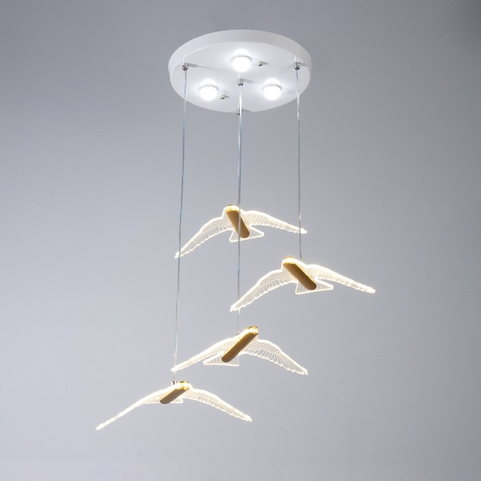 Каскад Каскад "Полет" 4LED+3LED 99Вт ПДУ белый 40х40х100см BayerLux