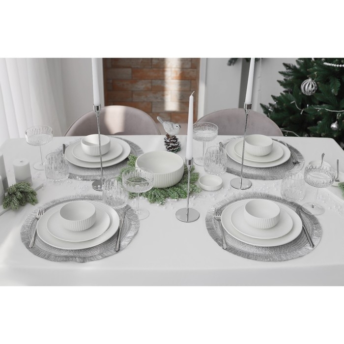 Миска фарфоровая Magistro Line, 1,3 л, d=17,5 см, цвет белый Миска фарфоровая Magistro Line, 1,3 л, d=17,5 см, цвет белый