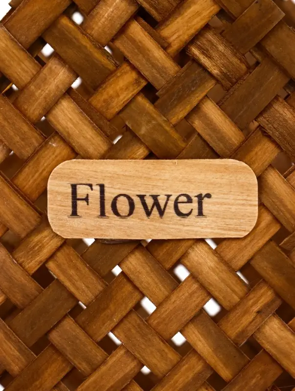 Корзина плетеная, 23&times;12&times;7&times;22/28 см, секвойя