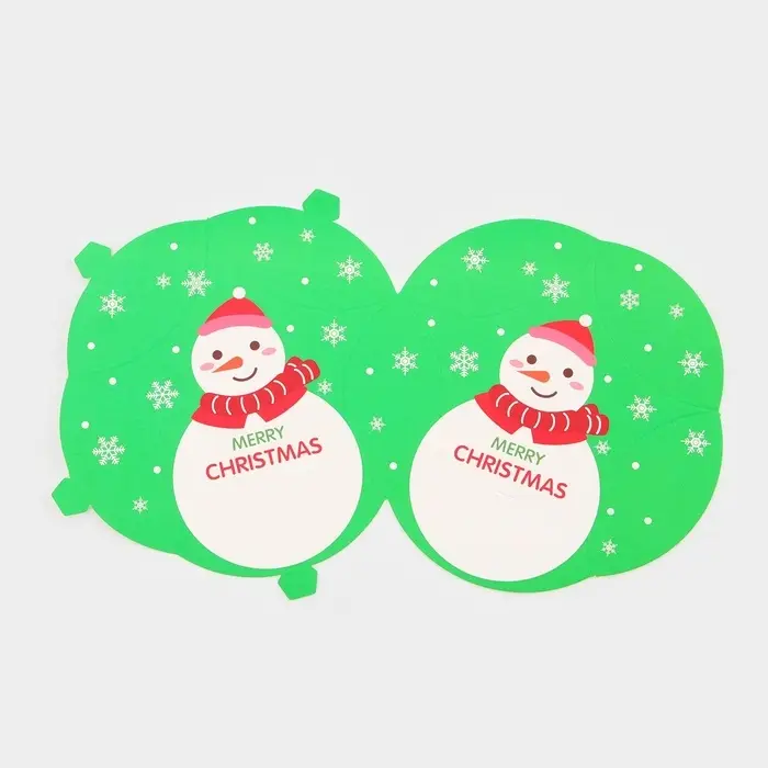 Подарочная коробка игрушка на ёлку складная «Звезда снеговик» 7×5.5×2 см Подарочная коробка игрушка на ёлку складная «Звезда снеговик» 7×5.5×2 см