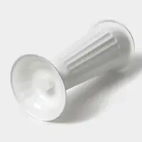 Ваза для цветов, 5 л, d=21 см, h=47 см, пластиковая, белая