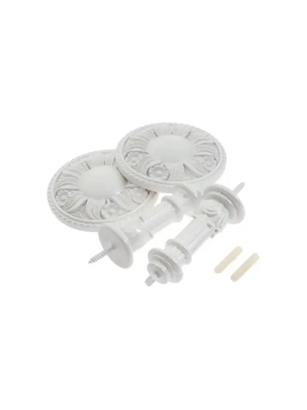 Крючок для штор CAPPIO KS031, d=95 мм, цвет белый, 2 шт Крючок для штор CAPPIO KS031, d=95 мм, цвет белый, 2 шт