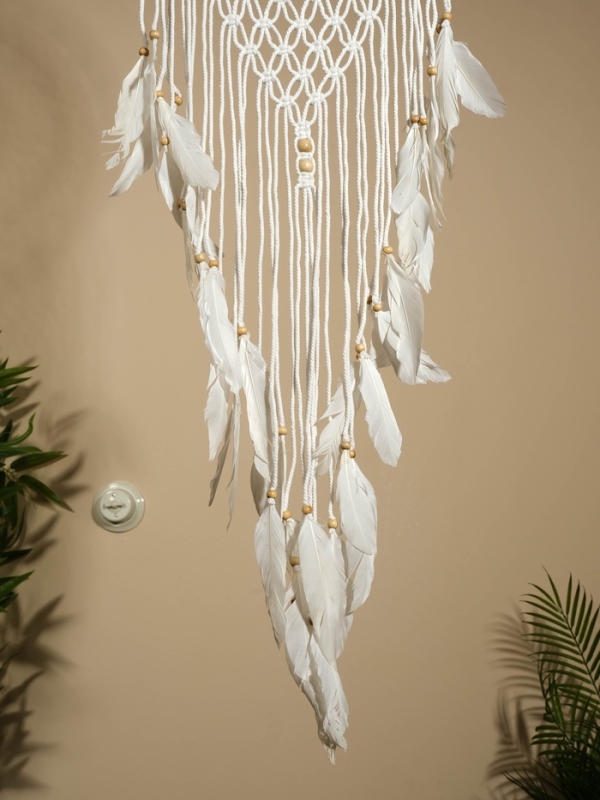 Ловец снов "Светлый цветок" 32х90 см.