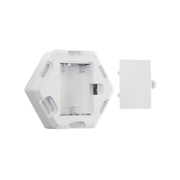 Набор светильник сенсорный Набор светильник сенсорный "соты с пультом" 3 шт, 85х75мм, RGB, 3*ААА (не в компл.)