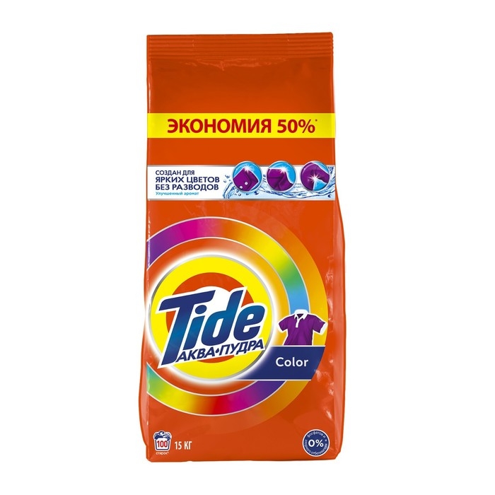 Стиральный порошок TIDE Color, автомат, 15 кг Стиральный порошок TIDE Color, автомат, 15 кг