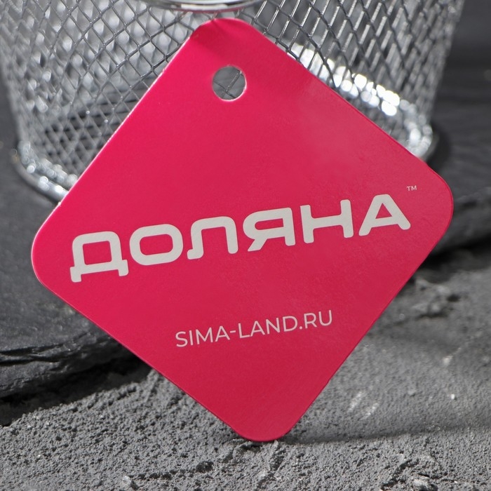 Корзинка для картофеля фри Доляна «Квадро», 10×8,5×6 см, мелкая сетка, цвет серебристый Корзинка для картофеля фри Доляна «Квадро», 10×8,5×6 см, мелкая сетка, цвет серебристый