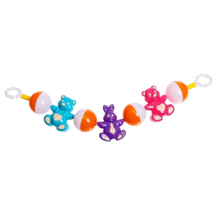 Погремушка растяжка на коляску/кроватку «Лесная сказка», МИКС Погремушка растяжка на коляску/кроватку «Лесная сказка», МИКС