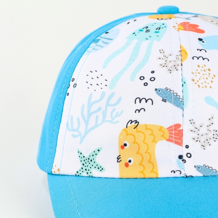 Кепка детская для мальчика «Подводный мир», р-р. 48-50 Кепка детская для мальчика «Подводный мир», р-р. 48-50