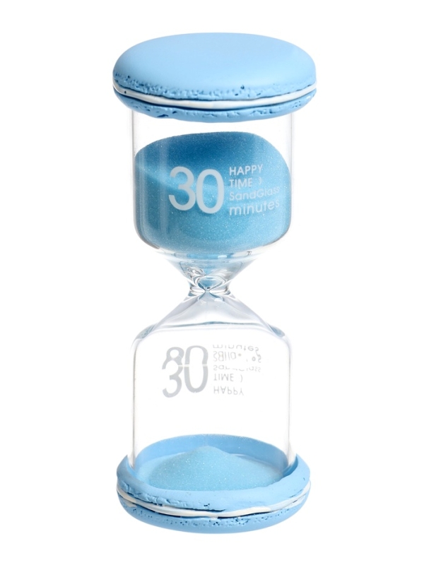 Песочные часы на 30 минут "Макарун", 4.4 х 9.8 см