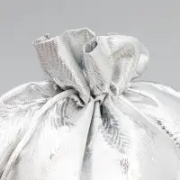 Мешочек подарочный новогодний парча &laquo;С Новым Счастьем&raquo;, 20&times;30 см &plusmn; 1.5 см