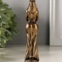 Фигурка &laquo;Богиня Бастет&raquo;, 14&times;3&times;3 см, гипс под бронзу винтаж