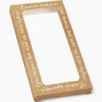 Коробка для шоколада, кондитерская упаковка, &laquo;8 Марта&raquo;, с окном, 17.3&times;8.8&times;1.5 см