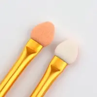 Набор аппликаторов для теней, двусторонние, 5 шт., 6.5 см, цвет золотистый