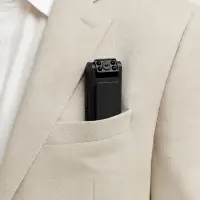 Видеокамера нагрудная CAM-15, 1920&times;1080, Full HD 1080 p, 2 Мп, Bluetooth, микрофон, чёрная