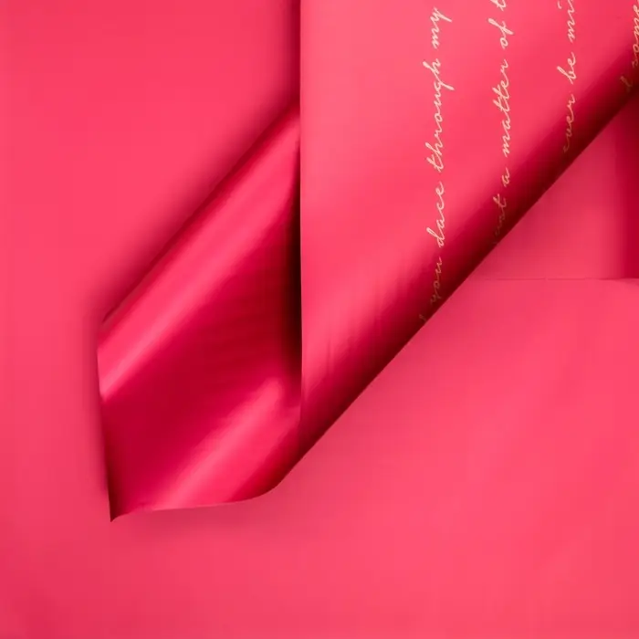 Пленка в листах, 58×58 см, «Мысли о тебе...», винный, 65 мкм Пленка в листах, 58×58 см, «Мысли о тебе...», винный, 65 мкм