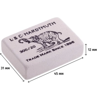 Ластик KOH-I-NOOR ELEFANT 300/20 12х45х31мм