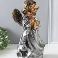 Фигура "Ангел в платье" большой" бронза 35х19х15 см