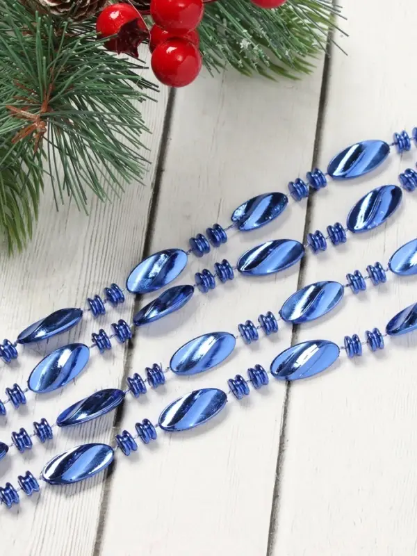 Бусы на ёлку &laquo;Волна&raquo;, длина 2.7 м, МИКС