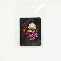 Магнит на холодильник, полимерный &laquo;Пионы. 8 марта&raquo;, 6&times;8 см
