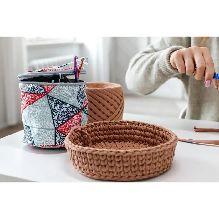 Набор крючков для вязания, d=2-8 мм, 14.5 см, 12 шт., разноцветный