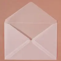 Набор конвертов С6, 115&times;165 см, 30 штук, калька, без подсказа, без окна, без клея, 113 г/м&sup2;, прозрачные