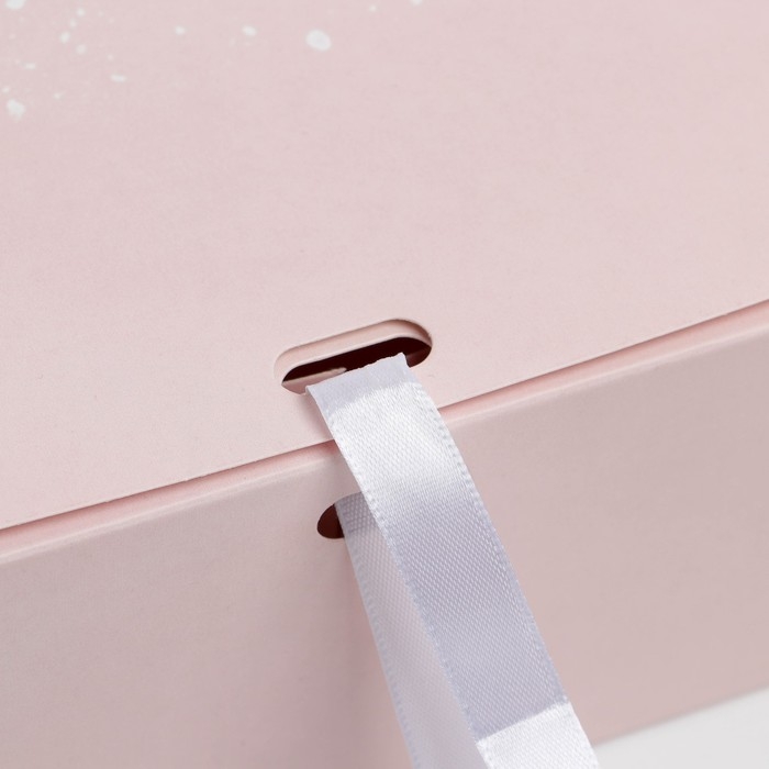 Коробка подарочная новогодняя складная двухсторонняя «Розовый Новый год», 31 х 24.5 х 8 см, Новый год Коробка подарочная новогодняя складная двухсторонняя «Розовый Новый год», 31 х 24.5 х 8 см, Новый год