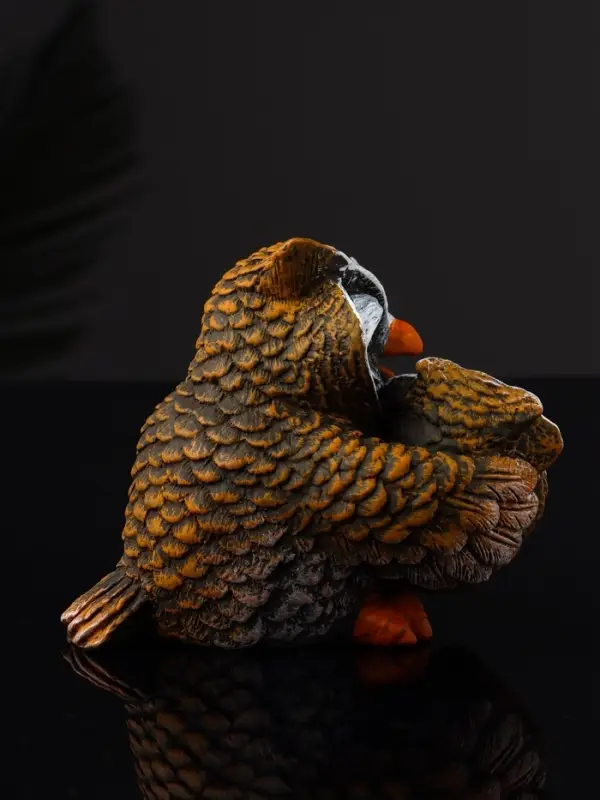 Фигура "Сова кормит совёнка" 8х7.5х8.7 см