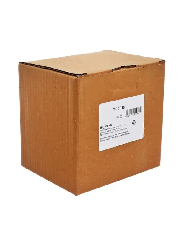 Ручка шариковая автоматическая, Hatber. Walker Classic, синяя 0.7 мм, 36 шт. в дисплее, МИКС Ручка шариковая автоматическая, Hatber. Walker Classic, синяя 0.7 мм, 36 шт. в дисплее, МИКС