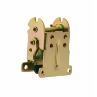 Кронштейн складной ТУНДРА ks001, 70×70 мм, желтый цинк, набор 2 шт.