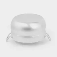 Набор кастрюль &laquo;Матрёшка&raquo;, 7 предметов: 1.7 л, 2.5 л, 3 л, 4.5 л, 6 л, 8 л, 10 л, металлические ручки и крышки, листовой алюминий 1.5-1.75 мм, серебристая