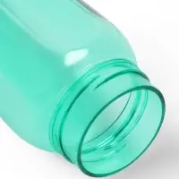 Бутылка для воды спортивная, прозрачная, 450 мл, 20&times;8 см, пластиковая, бирюзовая
