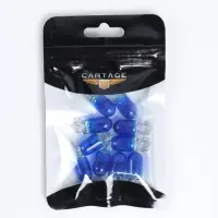 Галогенная лампа для авто Cartage BLUE, T10, W5W, 12 В, 5 Вт, набор 10 шт.