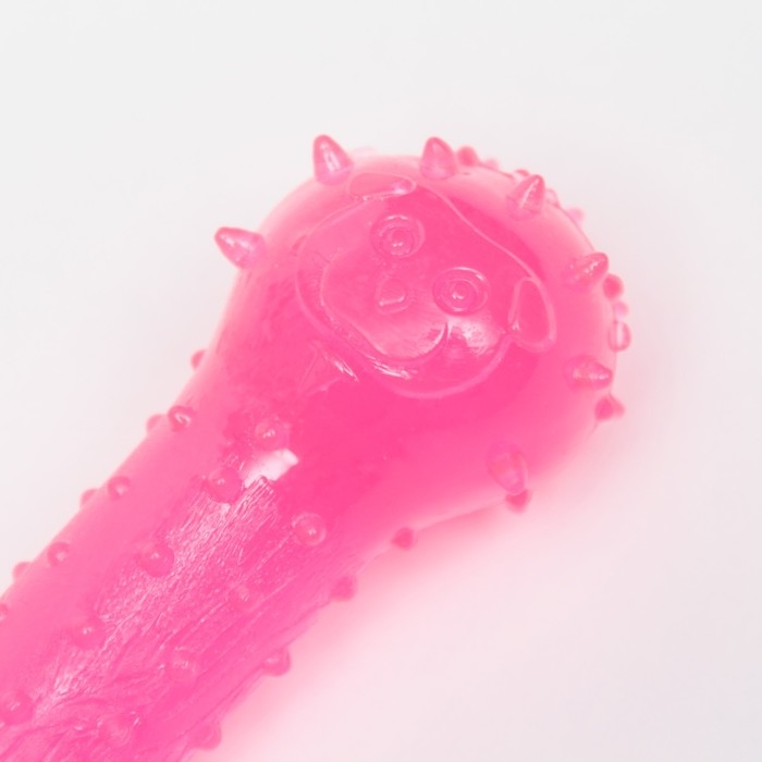 Игрушка-дразнилка Игрушка-дразнилка "Поймай меня!", прозрачная, PP, 9,5 см, персиковая