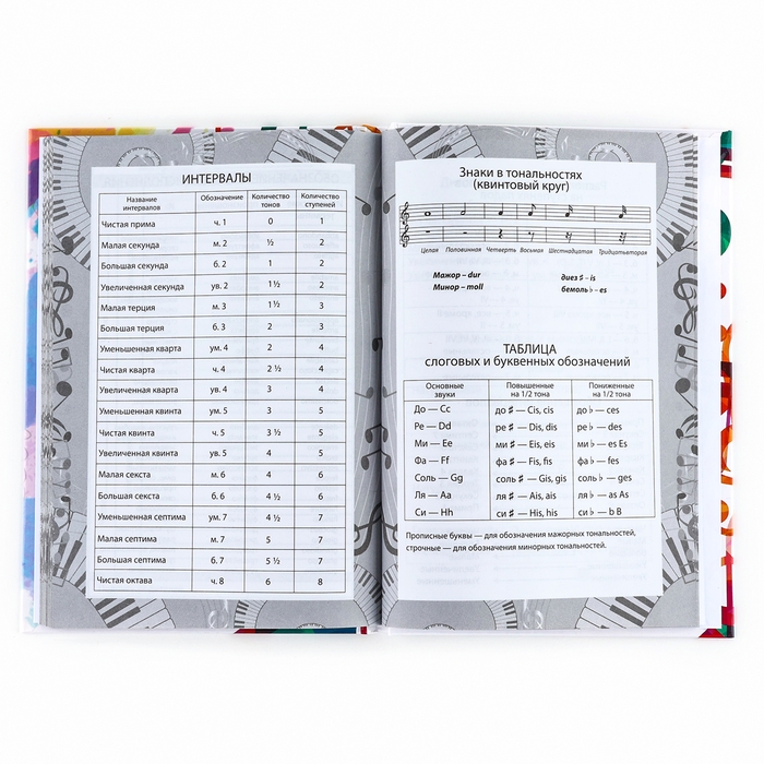 Дневник для музыкальной школы твердая обложка 40 л. &laquo;Разноцветные ноты&raquo;