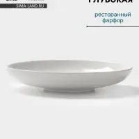 Тарелка глубокая Hanna Kn&ouml;vell, d=21.5 см, фарфор, белая