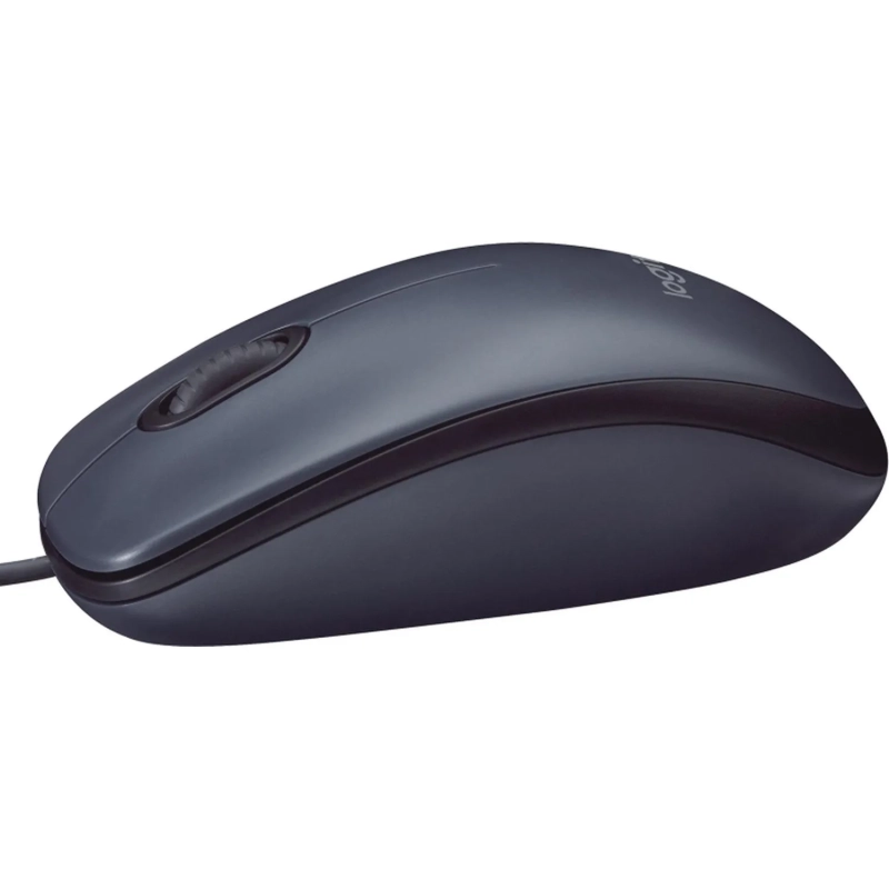 Мышь компьютерная Logitech M90 [910-001795] проводная, черный