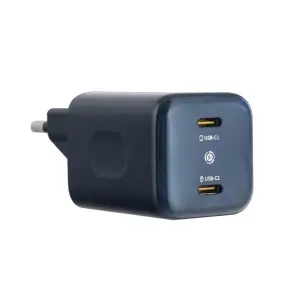 Переходник СЗУ на 2 Type-C PD45W PicoGo AN13 E0121F00 Baseus черный