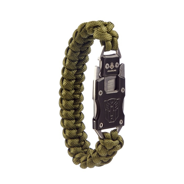 Браслет паракорд с ножом, хаки, 25см Браслет паракорд с ножом, хаки, 25см