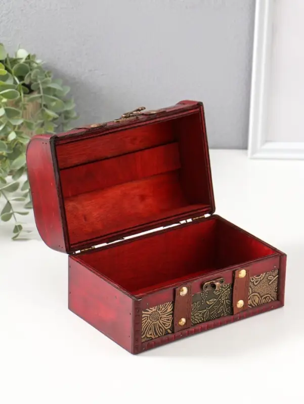 Шкатулка для украшений &laquo;Сундучок. Цветущий сад&raquo;, дерево, 11.5&times;18&times;12 см