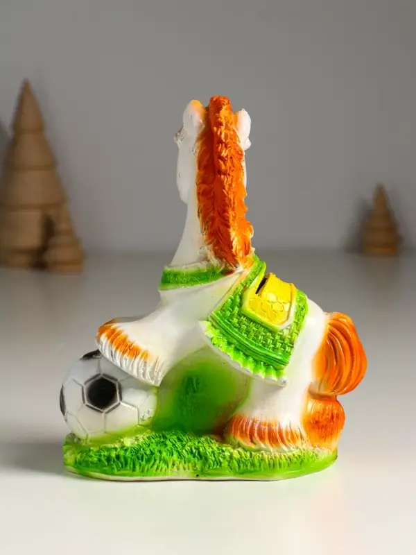 Копилка Копилка "Лошадь с мячом" 16,5х14х7,5 см, белый