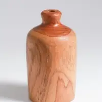 Ваза для сухоцветов &laquo;Элегия&raquo;, 8&times;8&times;13 см, дерево джати, коричневая