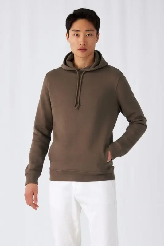 Толстовка с капюшоном унисекс BNC Inspire (Organic), серо-голубая, размер S Толстовка с капюшоном унисекс BNC Inspire (Organic), серо-голубая, размер S