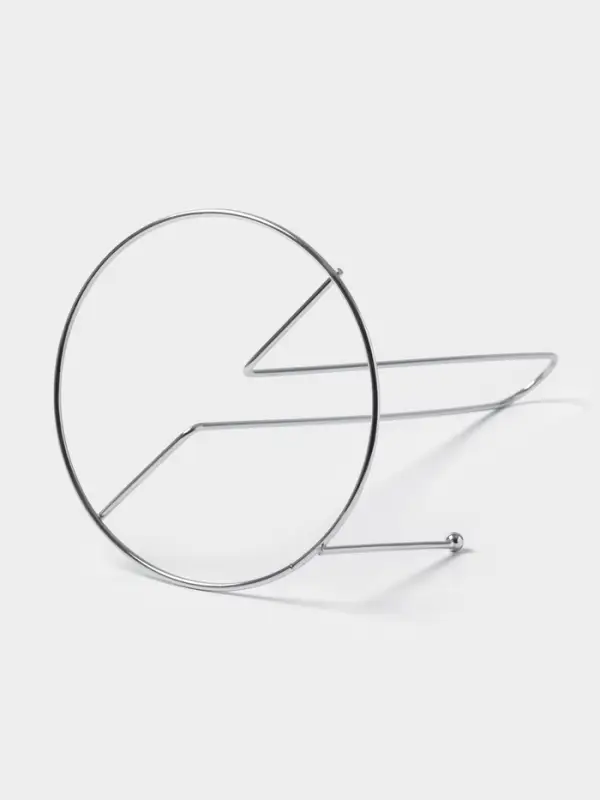 Держатель для бумажных полотенец настольный Доляна, 13.5&times;13.5&times;27 см, хром