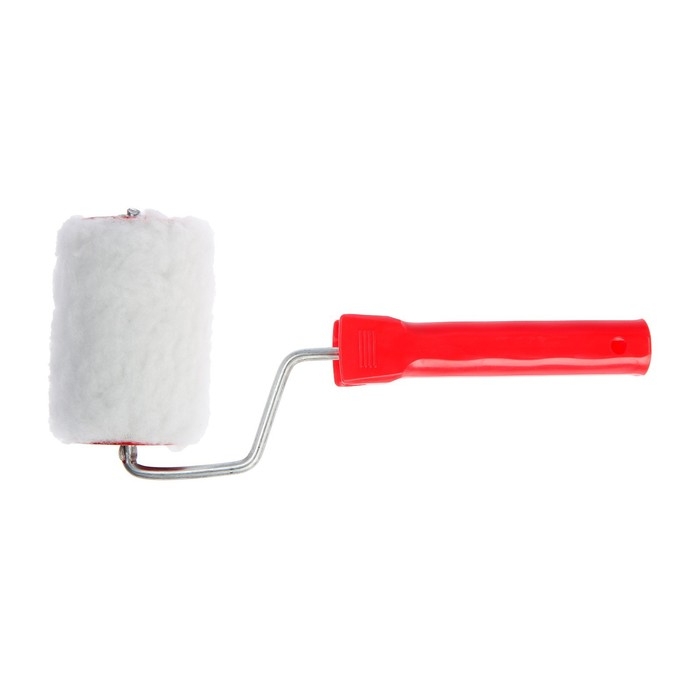 Валик ЛОМ, искусственный мех, 100 мм, рукоятка d=6 мм, D=50 мм, ворс 20 мм Валик ЛОМ, искусственный мех, 100 мм, рукоятка d=6 мм, D=50 мм, ворс 20 мм