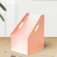 Лоток для бумаг Calligrata, А4, вертикальный, пластиковый, 12 отделений, бежевый