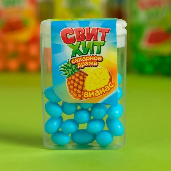 Драже сахарное Драже сахарное "Свит хит" ассорти в стенде, 12 г