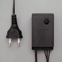 Гирлянда &laquo;Нить&raquo; 20 м, IP44, тёмная нить, 200 LED, свечение фиолетовое, 8 режимов, 220 В