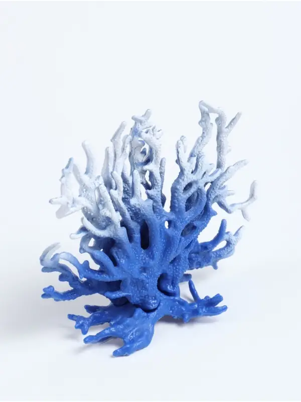 Коралл пластиковый, малый, 16&times;13 см, синий