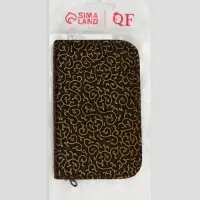 Набор маникюрный &laquo;Вензеля&raquo;, 10 предметов, в футляре, коричневый